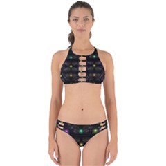 Abstract Sphere Box Space Hyper Perfectly Cut Out Bikini Set by Simbadda
