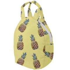 Pineapples Fruit Pattern Texture Travel Backpacks by Simbadda
