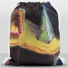 Cosmicchristmastree Drawstring Bag (large) by chellerayartisans
