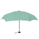 Mint Triangle shape pattern Mini Folding Umbrellas View3