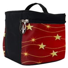 Background Christmas Decoration Make Up Travel Bag (small) by Wegoenart