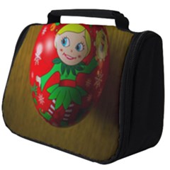 Christmas Wreath Ball Decoration Full Print Travel Pouch (big) by Wegoenart