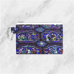 Church Window Canterbury Canvas Cosmetic Bag (small) by Wegoenart