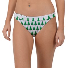 Christmas Background Christmas Tree Band Bikini Bottom by Wegoenart