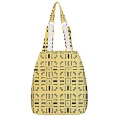 Pattern Background Abstract Design Center Zip Backpack by Wegoenart