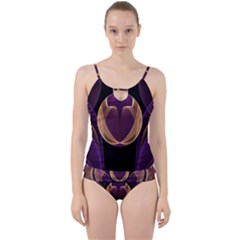 Fractal Glass Ball Bright Sphere Cut Out Top Tankini Set by Wegoenart