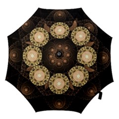 Fractal Design Pattern Fantasy Hook Handle Umbrellas (large) by Wegoenart