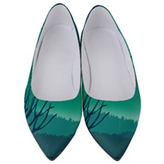 Landscape Wallpaper Background Women s Low Heels by Wegoenart