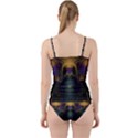 Fractal Colorful Pattern Design Cut Out Top Tankini Set View2