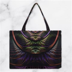 Fractal Colorful Pattern Fantasy Medium Tote Bag by Wegoenart