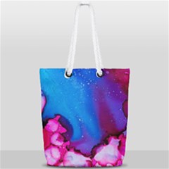 Abstract Detail Art Texture Full Print Rope Handle Tote (small) by Wegoenart