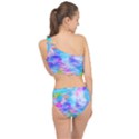 Background Drips Fluid Colorful Spliced Up Two Piece Swimsuit View2