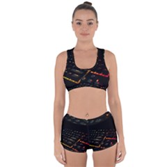 Keyboard Led Technology Racerback Boyleg Bikini Set by Wegoenart