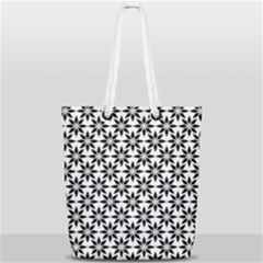 Decorative Ornamental Abstract Full Print Rope Handle Tote (small) by Wegoenart