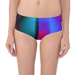 Abstract Art Abstract Background Mid-waist Bikini Bottoms by Wegoenart