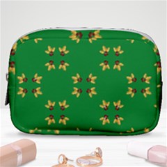 Background Christmas Make Up Pouch (small) by Wegoenart