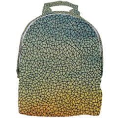 Background Cubism Mosaic Vintage Mini Full Print Backpack by Wegoenart