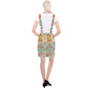 Dahlia Flower Colorful Art Collage Braces Suspender Skirt View2