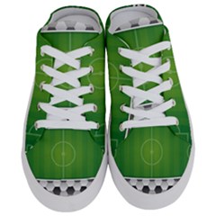 Background Sports Soccer Football Half Slippers by Wegoenart