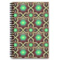 Pattern Background Bright Brown 5.5  x 8.5  Notebook New View1