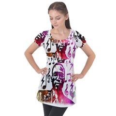 Befunky Mgclothingstore Jpg Puff Sleeve Tunic Top by mgfiretestedshop