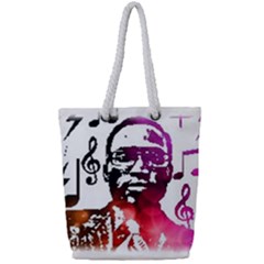  Full Print Rope Handle Tote (small) by mgfiretestedshop