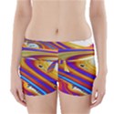 Abstract Architecture Background Boyleg Bikini Wrap Bottoms View1