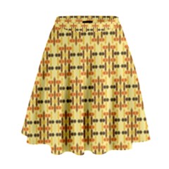 Abstract Background Vintage High Waist Skirt by Wegoenart