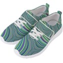 Art Fractal Gradient Colorful Infinity Pattern Men s Velcro Strap Shoes View2