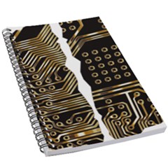Brain Circuit Board Pcb Computer 5 5  X 8 5  Notebook by Wegoenart