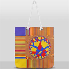 Graphic Design Graphic Design Full Print Rope Handle Tote (large) by Wegoenart