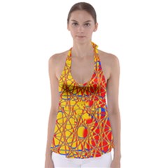 Graphic Design Graphic Design Babydoll Tankini Top by Wegoenart