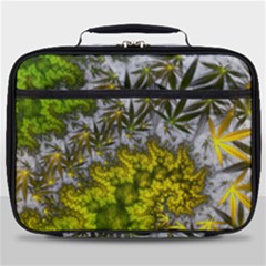 Fractal Mobius Dragon Marijuana Full Print Lunch Bag by Wegoenart