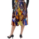 Texture Painting Plot Graffiti Classic Velour Midi Skirt  View2
