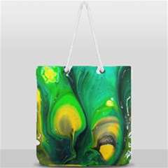 Art Abstract Artistically Painting Full Print Rope Handle Tote (large) by Pakrebo