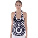 Design Mandala Pattern Circular Babydoll Tankini Top View1
