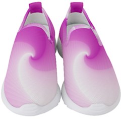 Abstract Spiral Pattern Background Kids  Slip On Sneakers by Pakrebo