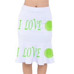 I Lovetennis Mermaid Skirt by Greencreations