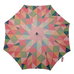 Background Geometric Triangle Hook Handle Umbrellas (small) by Pakrebo