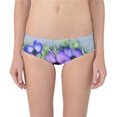 Flowers Vector Illustration Figure Classic Bikini Bottoms by Pakrebo