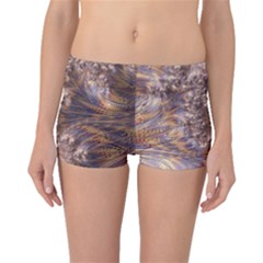 Puckered Fractal Artwork Design Boyleg Bikini Bottoms by Pakrebo