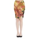 Fractal Feather Artwork Art Midi Wrap Pencil Skirt View1