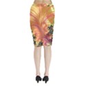 Fractal Feather Artwork Art Midi Wrap Pencil Skirt View2