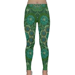 Stars Shining Over The Brightest Star In Lucky Starshine Classic Yoga Leggings by pepitasart