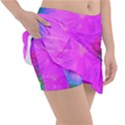 Psychedelic Purple Garden Milkweed Flower Tennis Skirt View3