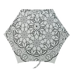 Mandala Drawing Dyes Page Mini Folding Umbrellas by Pakrebo