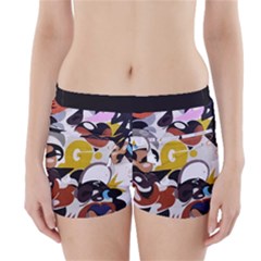Graffiti Urban Colorful Graffiti City Wall Hip Hop Music Singers Boyleg Bikini Wrap Bottoms by genx