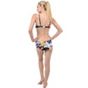 Graffiti Urban colorful graffiti city wall hip hop music singers Layered Top Bikini Set View2