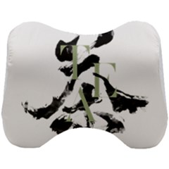 Tea Calligraphy Head Support Cushion by EMWdesign