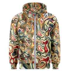 Abstract Background Pattern Art Men s Zipper Hoodie by Pakrebo